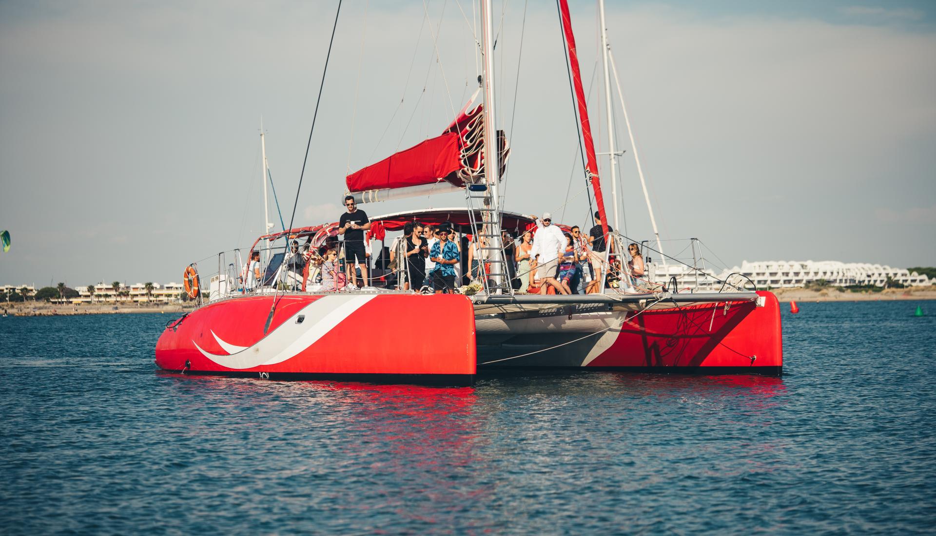 Mademoiselle Lucile - Catamaran Lucile à la Grande Motte sorties en bateau