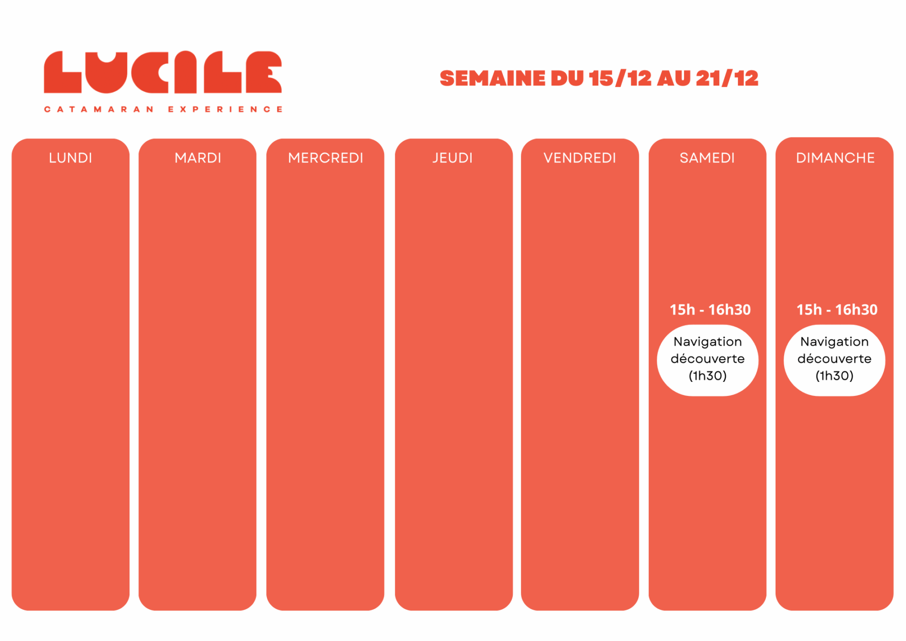 Planning de décembre S2